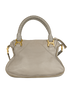 Marcie, &pound;595, Handbags, Grey, Leather, Back view